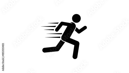 Speed Icon: This icon represents motion and speed, featuring a running figure with motion lines to convey swift movement.