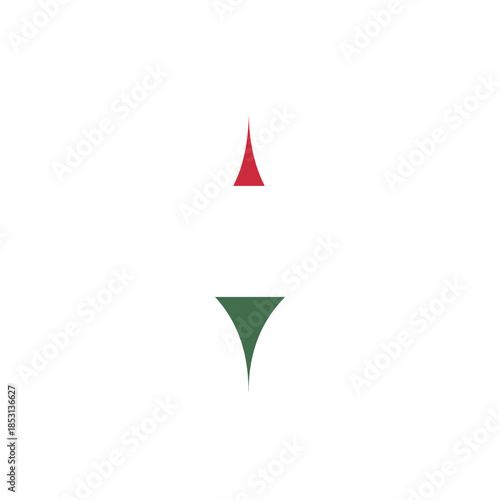 Hungary Flag Square Star In Icon