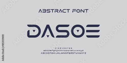 Sport modern urban alphabet fonts. Typography, abstract technology, fashion, digital, future creative logo font. vector illustration 