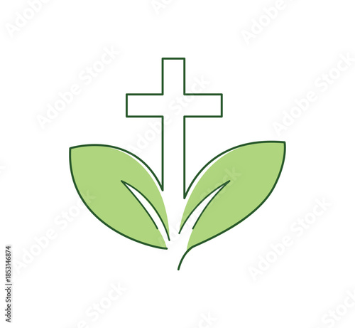 Christian Faith Growth Logo