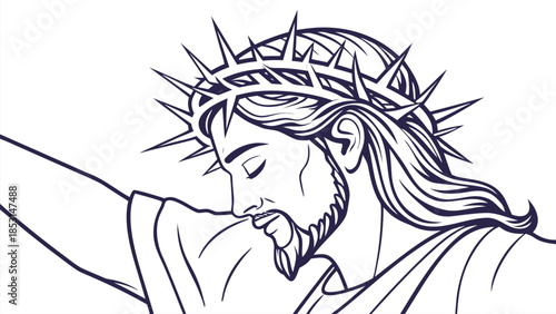 Vector illustration black silhouette of a mans head with haircut tools