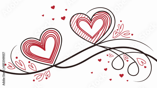 Vector illustration woman working on laptop in business attire