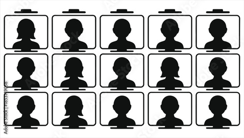 E-Learning Online Classroom Vector: Multiple Student Screens in Virtual Education Environment for Distance Learning and Digital Education