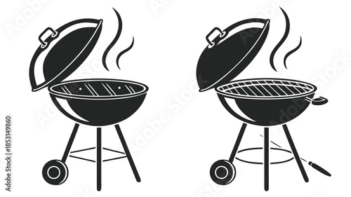 Vector illustration black silhouette of a mans head with haircut tools