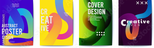Colorful Abstract Poster Designs for Creative and Artistic Purposes