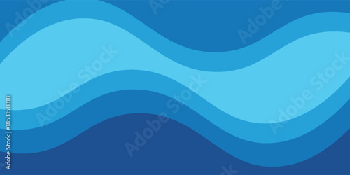 Sea waves layered vector background illustration and sea beach vector illustration.Eps.10