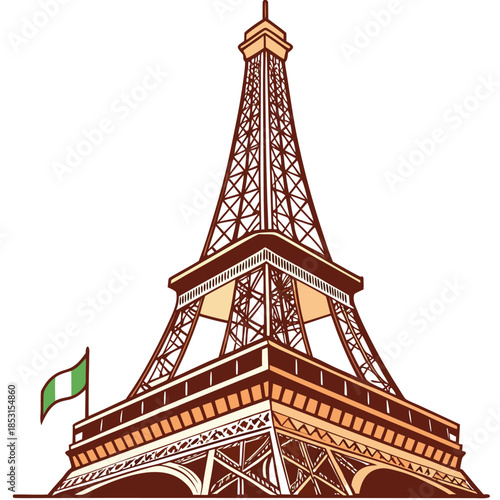 Vector illustration a group of people celebrating on a hill with raised arms in black silhouette