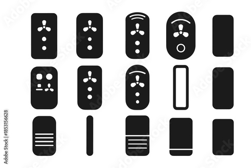 Sensor frame vector icon grip mode edge panel remote fan slab ceiling