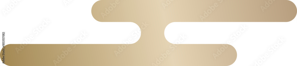 Fototapeta premium Chinese Cloud Line Ornament Elegant Curve