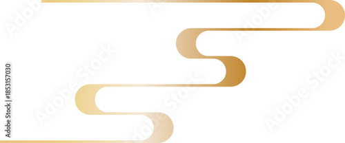 Chinese Cloud Line Ornament Elegant Curve