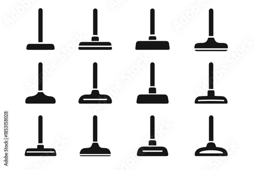 Vector arc grip icons sweeper edge handle tile smooth contour stabilizer icon