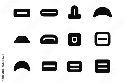 Contour icon line compact vector ridge strip rice vent piece cooker support