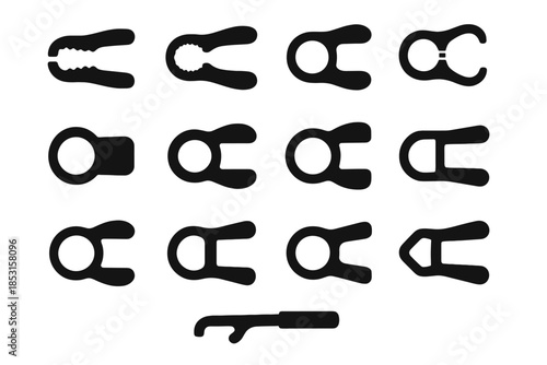 Ring piece frame icon manual vector opener panel icons contour jar ridge