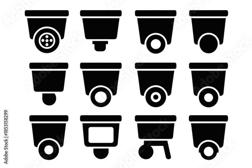 Wheel stabilizer contour arc vector disc pet strip slab food ridge tile