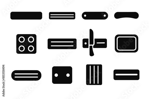 Icon icons panel vector support smooth magnetic knife slab ridge bar line