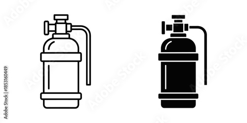 Fire extinguisher illustration