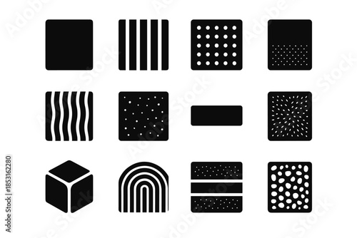 Finish icon narrow pattern texture material micro slab unit patch vector tile