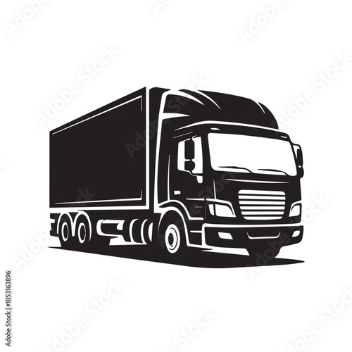 Cargo truck freight transport logistics commercial vehicle shipping