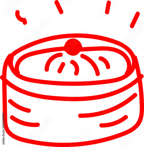 Steamed bun line doodle