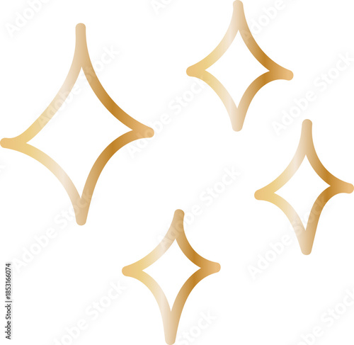 Sparkle Star Hand Drawn Line Doodle