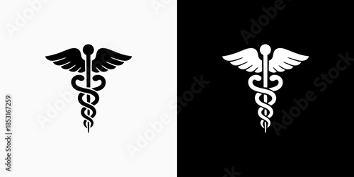 Vector design of a health symbol in a modern, simple, clean, and abstract style. Icons for business, research, healthcare, and education.