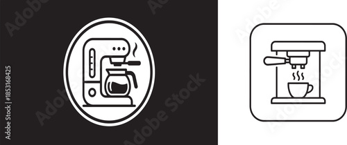 Coffee machine making healthy life.