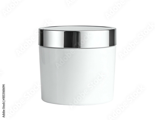 Wallpaper Mural White cylindrical container with polished metallic rim Torontodigital.ca