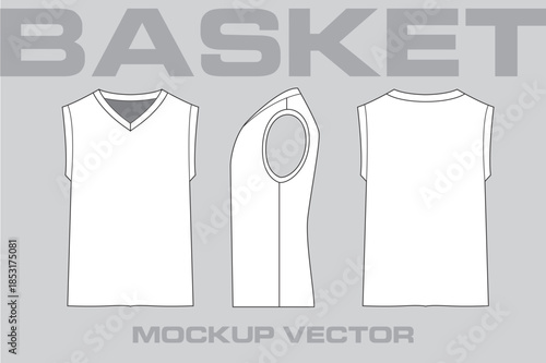 Basket Ball Mockup Vector