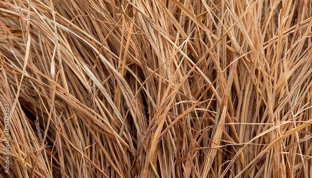 Fototapeta premium Dry Grass Texture Of Dried Grass Stems Background