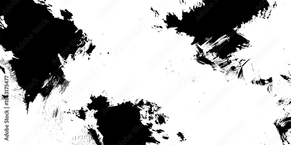 Obraz premium Vector grunge abstract texture. Distressed uneven grunge background. Abstract vector illustration, black and white rough vintage distress background, Vector Illustration. Black isolated on white. 