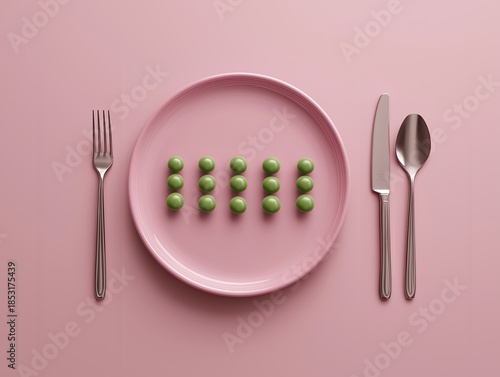 Minimalist Dining with Peas