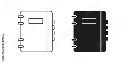 Two notebooks side by side