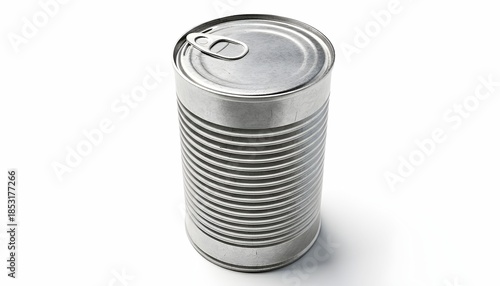 tin can isolated on white