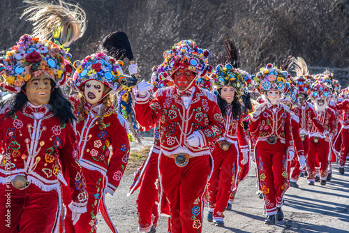 Traditional Carnival Masks – Coumba Freida, Aosta Valley, Doues, Italy