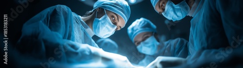 Focused Surgeons in Operating Room