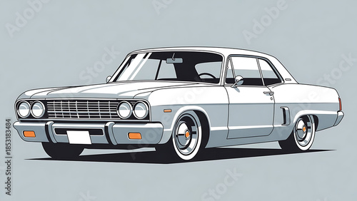 Classic American Automobile from the 1960s with a Timeless Design