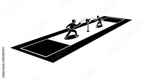 A green soccer field with clear lines and a football resting on the grass inside a stadium