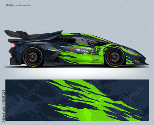 Car wrap livery design