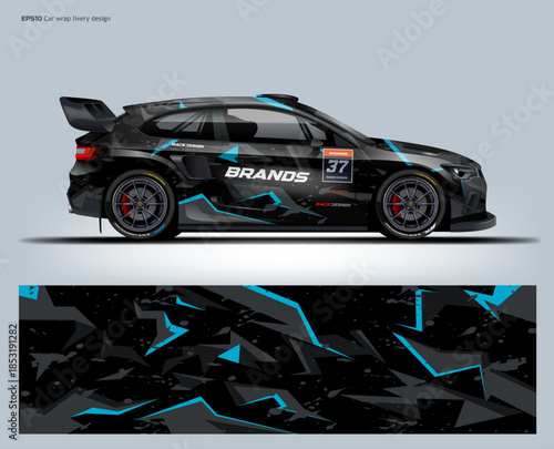 Car wrap livery design