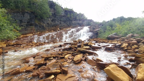 waterfalls in Norway located in or near towns