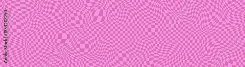 Soft seamless pink grid pattern with clean square lines. Minimal and kawaii aesthetic design perfect for backgrounds, textiles, wallpapers, and packaging. Vector illustration.