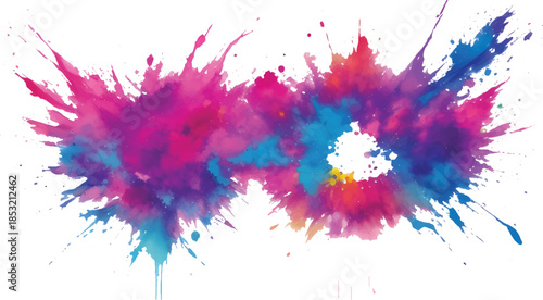 Vibrant Abstract Ink and Watercolor Splash Texture Perfect for Creative Backgrounds Artistic Posters and Branding Designs