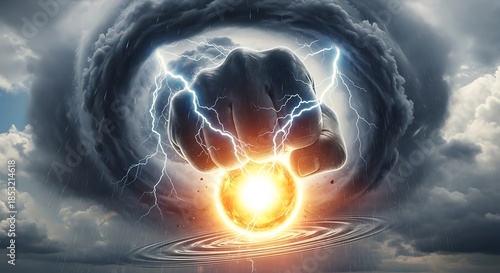 Fist of Power Dominating Storm and Energy Orb.