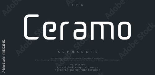 Abstract sport modern minimal logo alphabet fonts. Typography minimalist urban sana serif digital fashion future creative sport logos fonts. vector illustration