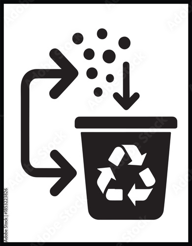 Trash Can Delete Bin Vector Icon