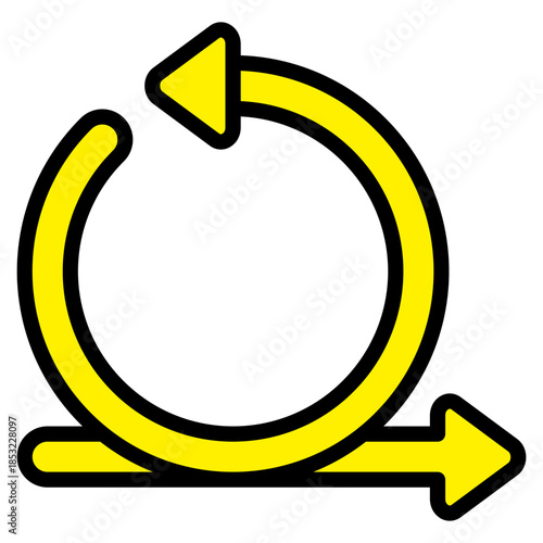 Sprint Cycle Icon Element For Design