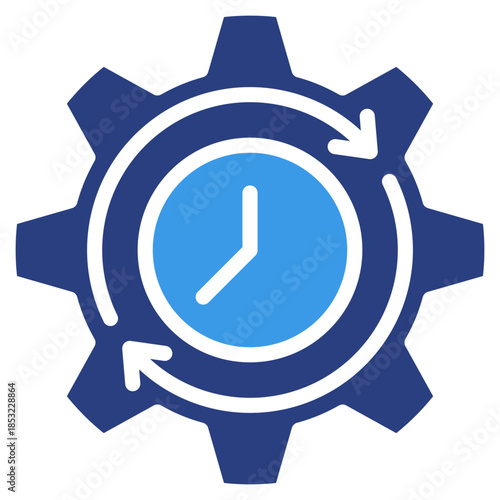 Process Optimization Icon Element For Design