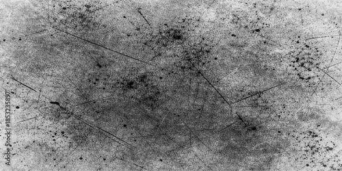 A blank vintage background featuring a rough grunge texture of old paper with a weathered gray stone and concrete wall pattern for a dirty retro design