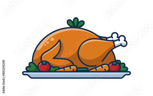 Roasted Turkey Dinner Platter