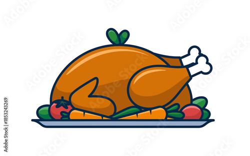 Roasted Turkey Dinner Platter